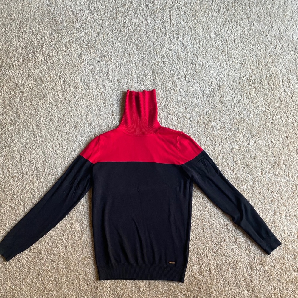 Calvin Klein Long Sleeve Turtle Neck Sweater